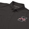 University of Indianapolis Adult Polo Left Chest Logo, Athletic Heather - 4 of 4