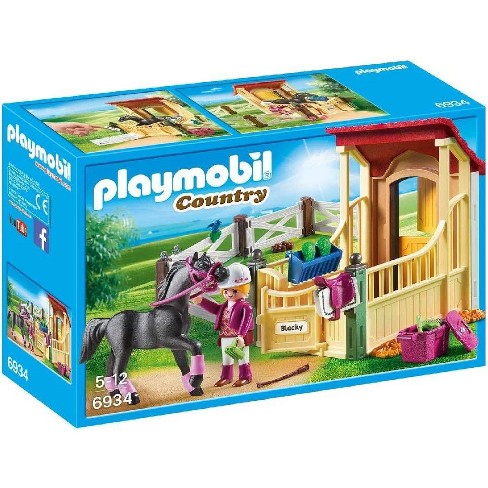Playmobil Horse With Araber Building Set :