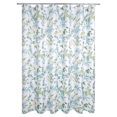 Allure Home Creations Watercolor Twigs Shower Curtain