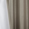 Sapphtopaz Lined Window Curtains Twist Tab Curtain Panel Privacy Assured with Total Blackout for Bedroom, Living Room - 2 of 4