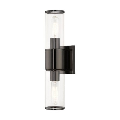 Livex Lighting Quincy 2 - Light Vanity in  Black Chrome