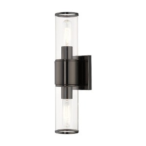 Livex Lighting Quincy 2 - Light Vanity in  Black Chrome - 1 of 4