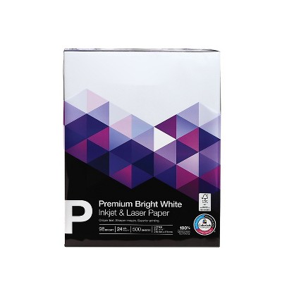 MyOfficeInnovations Premium 8.5" x 11" Multipurpose Paper 24 lbs. 98 Bright 500/Ream 733332