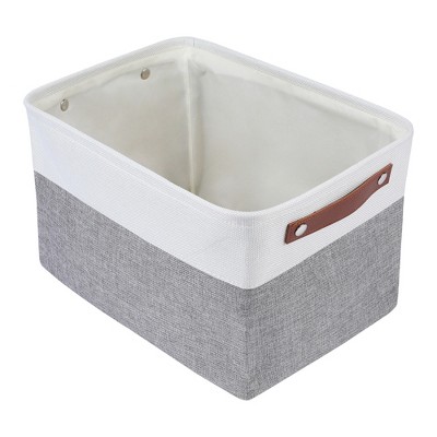 REGALWOVEN Cotton Collapsible Lightweight Sturdy Storage Bin 15*11*9.4in 3 Pcs