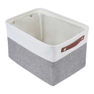 REGALWOVEN Cotton Collapsible Lightweight Sturdy Storage Bin 15*11*9.4in 3 Pcs - 1 of 4