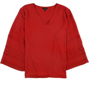 Alfani Womens Layered Sleeve Pullover Blouse - 1 of 1