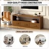 Minimalist TV Stand with 3 Drawers, Sideboard Cabinet with Spacious Surface and Durable Construction for living room - 4 of 4