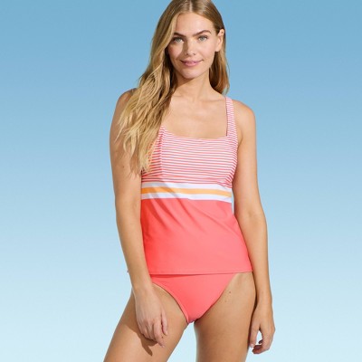Lands' End Women's Square Neck Tankini Top