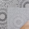 Gertmenian Tropea Tiaret Modern Geometric Gray Flatweave Indoor Outdoor Area Rug, 9x13 - 4 of 4