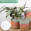 Unique Bargains Plastic Clear Indoor/Outdoor  Thin Plant Saucer Drip Tray - 3 of 4