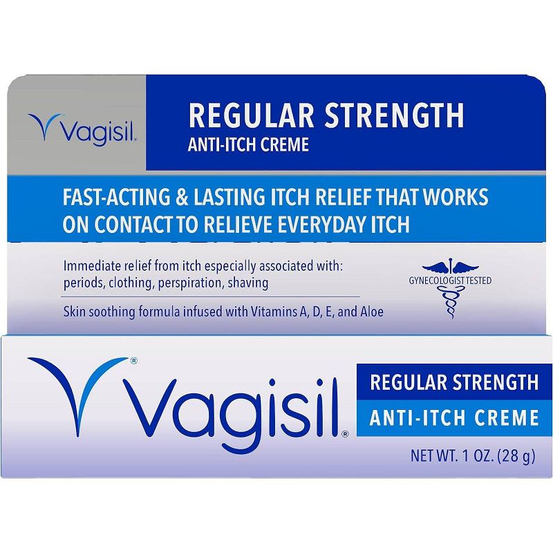 Vagisil Regular Strength Anti-Itch Feminine Creme - 1oz, 1 of 10