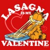 Girl's Garfield Lasagna is My Valentine T-Shirt - 2 of 4