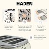 Haden Margate Poodle & Blonde Stainless Steel 4 Slice Toaster with Wide Slots, 6 Browning Control, and Removable Crumb Tray, Pale Pink/Chrome - 3 of 4
