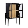 Nathan James Set of 3 Shadow Storage Cabinet Black - 4 of 4
