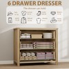 3 Dresser for Bedroom, 29" Tall Dresser, Modern Tall Drawer Dresser with Storage, Wooden Closet Dressers Chest of Drawers, White - 4 of 4