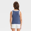 Grayson Threads Kids Big Girl Tank Top - Navy Blue - 3 of 4