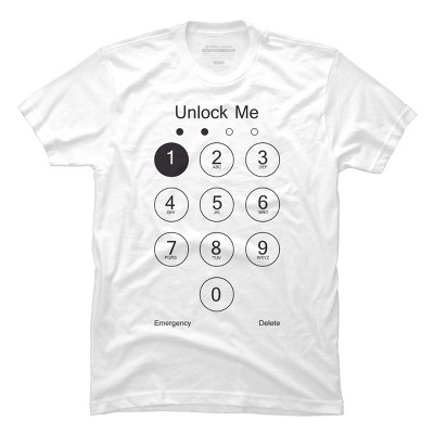 Men's Design By Humans Unlock Me By clingcling T-Shirt