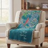 When a Cardinal Appears Light Woven Throw – Nature-Inspired Cotton by Manual Woodworkers and Weavers - 3 of 3
