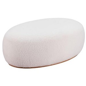 Zuo Amber Ottoman Cream - 1 of 4
