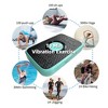Naysaye Exercise Trainers Vibration Plate Fitness Platform Whole Body for Lymphatic Drainage Shaking Workout Board, Green, 20.5"*14.2"*4.5" - 2 of 4