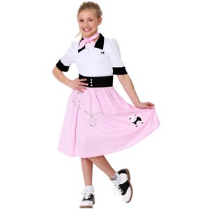 HalloweenCostumes.com Girl's Sock Hop Sweetheart Costume - 1 of 3