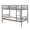AZL1 Life Concept Beds Twin Heavy Duty Support High Guardrail Durable Construction Space-Saving for Kids Room, Gray, 78.35"*43.7"*61.81" - 4 of 4