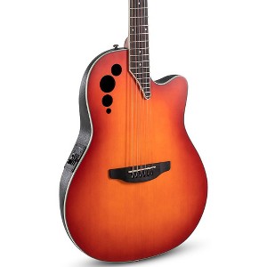 Applause AE48-1I Traditional Series Super Shallow Acoustic-Electric Guitar Honey Burst - 1 of 4