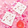 Big Dot of Happiness Drinks with the Girls Napkins, Galentine's Day or Bows, Hearts, Cherries Birthday, White 3-Ply Paper Luncheon Napkins - 24 Count - 3 of 4