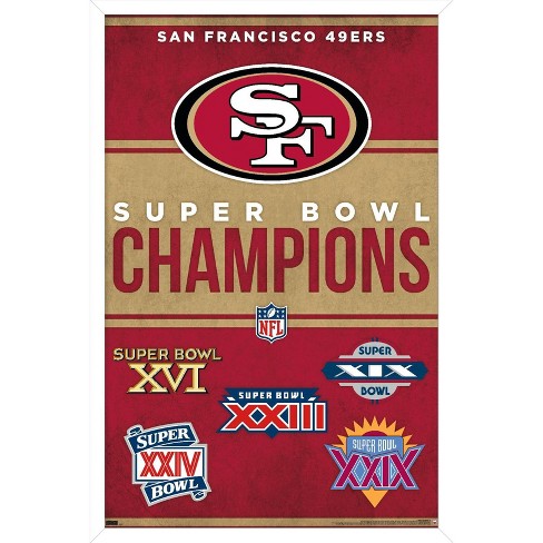 Trends International Nfl San Francisco 49ers - Neon Helmet 23 Unframed Wall  Poster Prints : Target