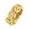 Ross-Simons 18kt Yellow Gold Over Sterling Silver Large Byzantine Ring - 3 of 4