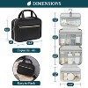 PAVILIA Hanging Toiletry Bag Travel Women Men, Foldable Cosmetic Organizer, Water Resistant Makeup Accessories Essentials Kit - 2 of 4