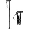 Drive Medical Gel Hand Grip Folding Cane Blue Crackle - 2 of 4