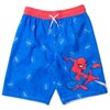 Marvel Avengers Hulk Spider-Man Boys Rash Guard and Swim Trunks Outfit Set Little Kid to Big Kid - 4 of 4
