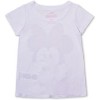 Disney Girl's 4-Pack Minnie Mouse Flutter Sleeve Top, Bow Front Tee, Floral Shorts and Legging Pants with Hair Scrunchie for Toddler - 4 of 4