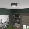 Livex Lighting Astor 2 - Light Flush Mount in  Bronze - 3 of 4