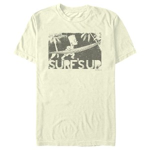 Men's The Simpsons Bart Classic Surf's Up T-Shirt - 1 of 4