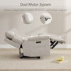 Spruce & Spring Power Lay Flat Nursery Recliner with Bluetooth Speakers and Power Lumbar Support - 2 of 4