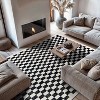 World Rug Gallery Contemporary Checkered Indoor Area Rug - 2 of 4