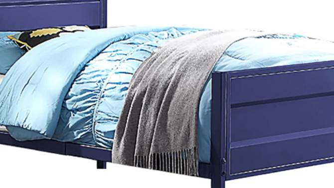 Cargo 79&#34; Twin Bed Blue - Acme Furniture, 2 of 7, play video