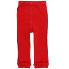 RuffleButts Baby Girls 3-Pack Footless Ruffle Tights - 2 of 4