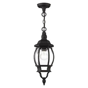 Livex Lighting Frontec 1 - Light Pendant in  Textured Black - 1 of 3