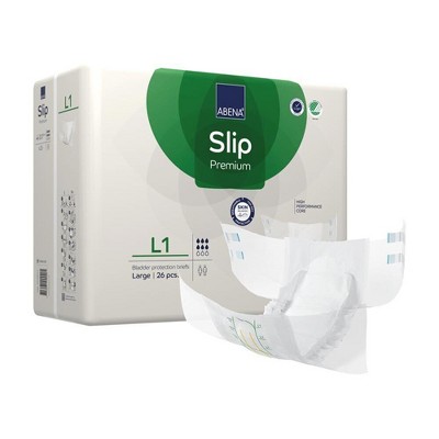 Abena Slip Premium L1 Adult Incontinence Brief L Heavy Absorbency ...