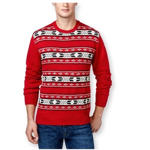 Weatherproof Mens Vintage Fair Isle Shawl Sweater - 1 of 1