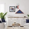 Americanflat 24.6"x17.4" Flag Display Case Frame with plexiglass - With Hanging Hardware Included - 3 of 4