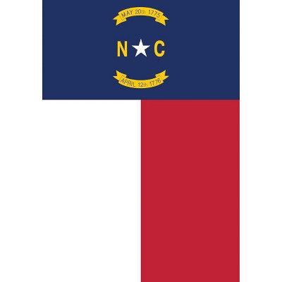 Briarwood Lane Everyday House Flag 40x28 For Outdoor State of North Carolina House Flag