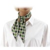 Unique Bargains Women's Argyle Scarf Headband Green White 1 Pc - 3 of 4