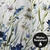 71x74 Floral Lavender Shower Curtain - 100% Polyester - Water-Resistant Bath Curtain - 3 of 4