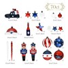 70-pc USA Flag Inspired Patriotic Ornament Set, Red White Blue Baubles| OrnamentallyYou - 2 of 4