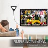 Fosmon 25 Miles Indoor HDTV Antenna, Rabbit Ears Antenna for TV with 5FT Cable, Digital TV Antenna Support 4K, ATSC 3.0, UHF, VHF, Local Channels - 4 of 4