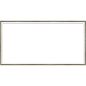 Amanti Art Lucie Silver White Framed Magnetic Dry Erase Board - 1 of 4